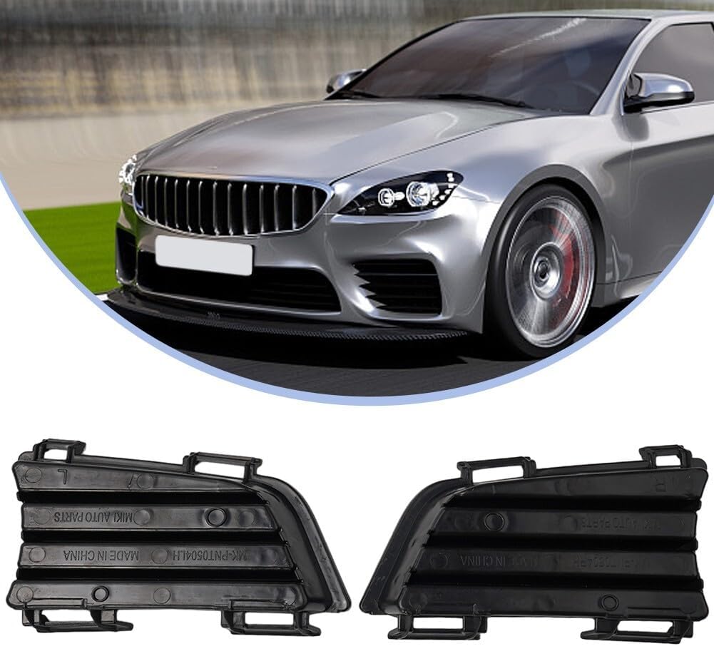 ya 13 9.15 baidi Pair For for Pontiac 2005 Front Bumper Fog Light Cover Left & Right