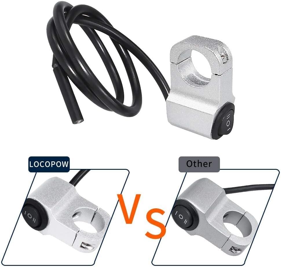 ya 13 9.15 zhengce 7/8 Inch Motorcycle ATV On/Off/On Double Gear Handlebar Launcher Switch (1