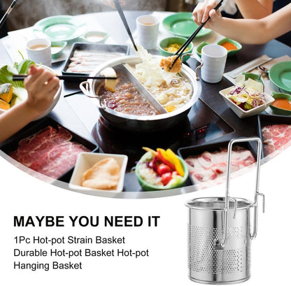 ya 14 9.20 baidi 2 PCS Hot Pot Hook Slip Through The Net Dad Strainer Basket Clip Kitchen-1