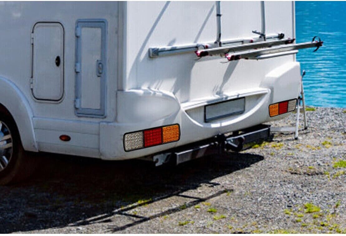 ya 4 8.14 LED tail light for truck trailer van caravan boat @
