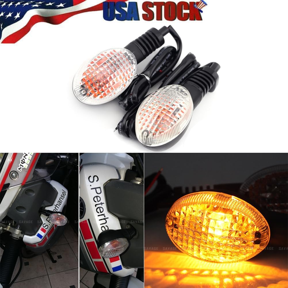 ya 4 8.24 baidi Front/Rear Turn Signal Light Indicator Lamp Blinker for Yamaha XT660X/660R MT-03