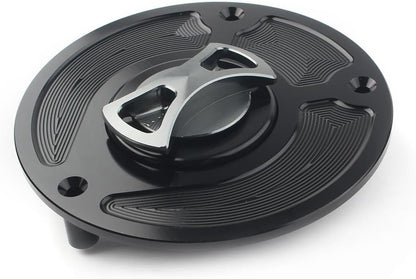 ya 7 8.24 baidi Keyless Fuel Tank Cap Cover for Honda CBR1000RR Fireblade 2000-2019 Titanium