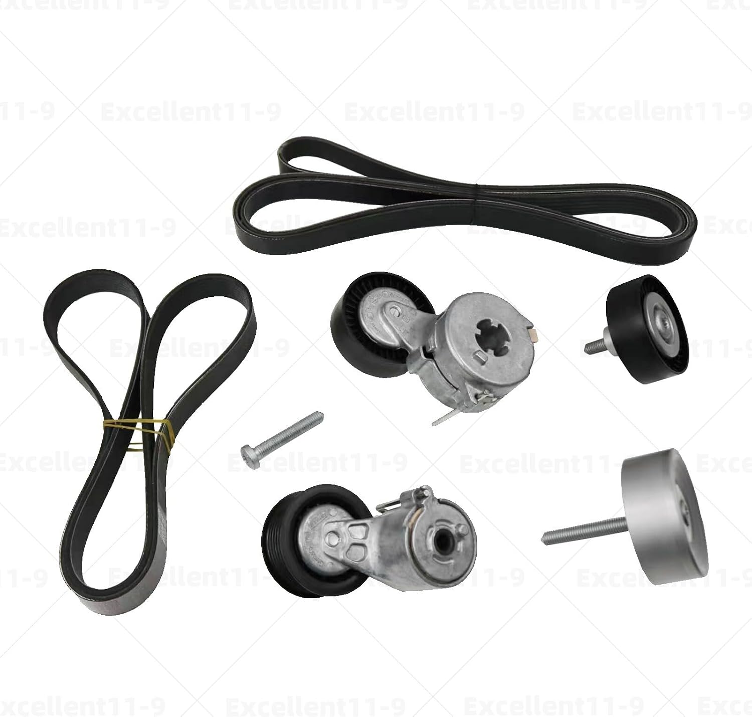 ya 6 8.24 baidi 3.0T Drive Belt Kit for Audi A6 Quattro CAJA CCAA 6PK2456 7PK1270 06E903133Q