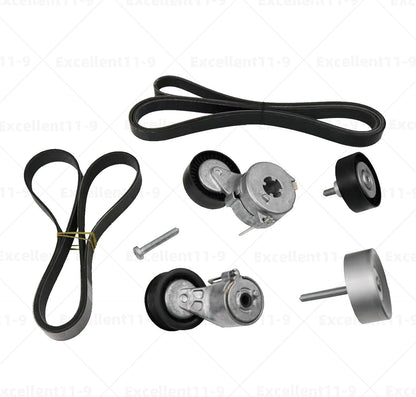 ya 6 8.24 baidi 3.0T Drive Belt Kit for Audi A6 Quattro CAJA CCAA 6PK2456 7PK1270 06E903133Q
