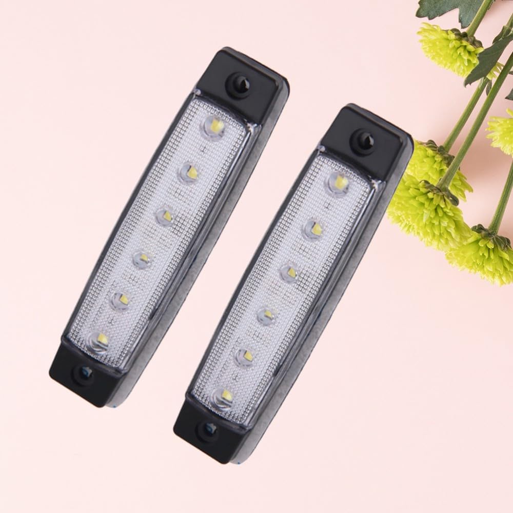 ya 13 9.15 baidi 2 Pcs Side Indicator Light Trailer Lighting Stop Tail Turn Signal Lights
