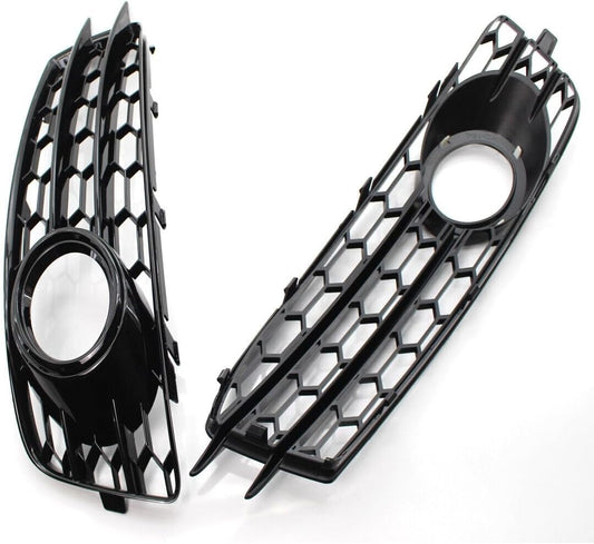 ya 4 8.10 Front Fog Light Lamp Grill Grille Cap for Audi A3 8P S Line 2009-12 Left Right