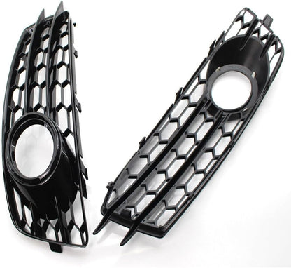ya 10 9.16 zhengce Front Fog Light Lamp Grill Grille Cap for Audi A3 8P S Line 2009-12 Left Ri