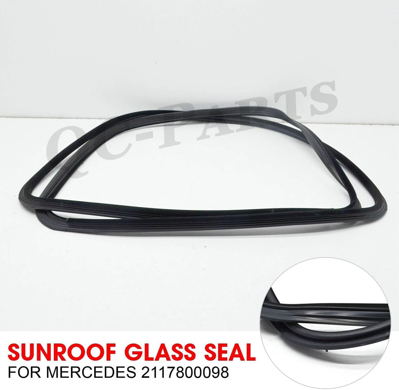ya 8 8.24 baidi A2117800098 Sunroof Glass Seal Cover Gasket Sealing for Mercedes W211 E Series