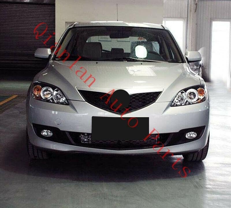 ya 4 8.14 Right side transparent headlight cover with glue for Mazda 3 2004-2009