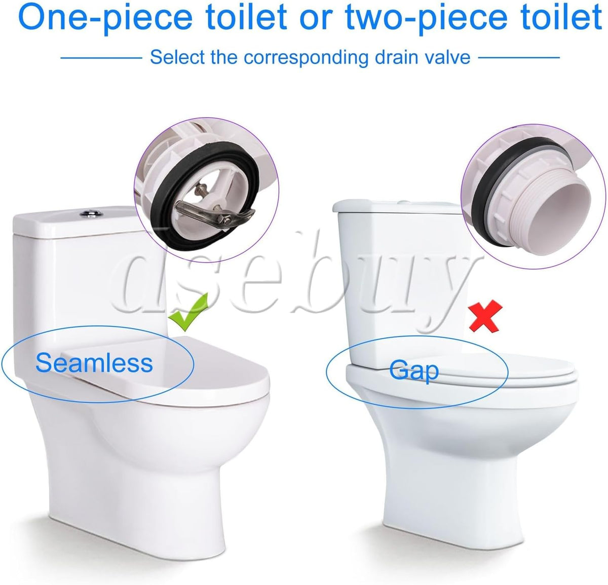 ya 26 10.21 baidi 9.84Inch Height White Water Tank Connected Dual Flush Fill Toilet Drain Valve