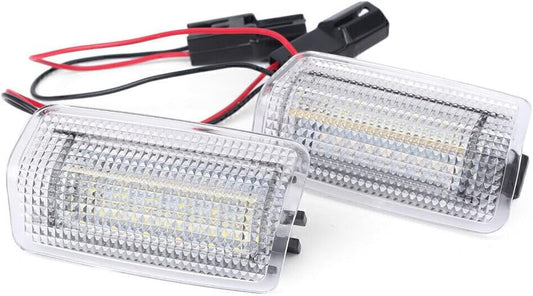 ya 4 8.8 2pcs White and Red No Error Emergency Side Welcome Door LED Lights Fits for Toyota for Lexus 