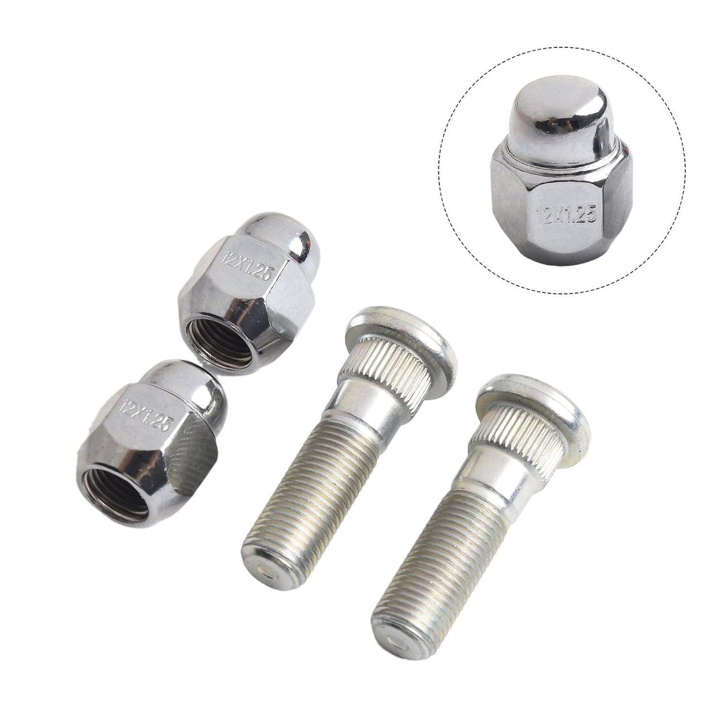 ya 5 8.10 Upgrade Your Wheel Hub with This Bolt Stud & Nut Set for Forester 2009 2019
