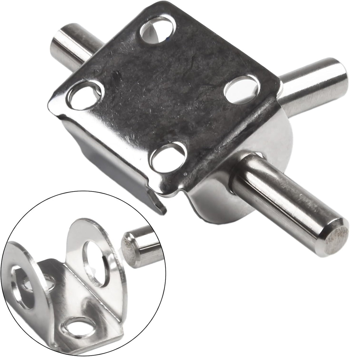 ya 26 10.21 baidi UK Stainless Steel Safety Home Hasp Slide Bolt Gate Lock Door Latch Practical