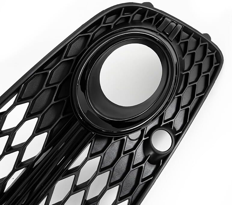 ya 2 8.15 Front Bumper Fog Light Barbecue Honeycomb Suitable for Audi Q5 Sport S Series 2013-2017 Black
