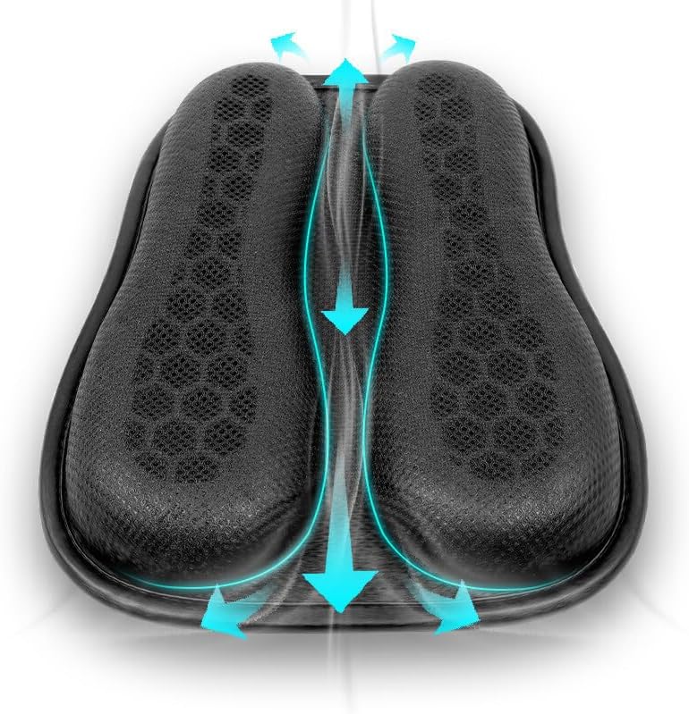 ya 5 8.24 baidi Universal Motorcycle for SEAT Cushion Cover Comfort Gel Pressure Relief Mat Pad NEW