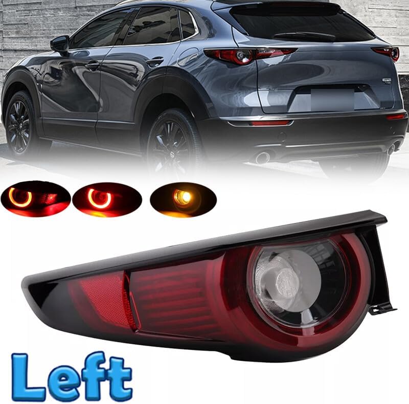 ya 4 8.10 Left LED Left Outer Rear Tail Light Turn Signal Lamp for Mazda CX30 2020-2023