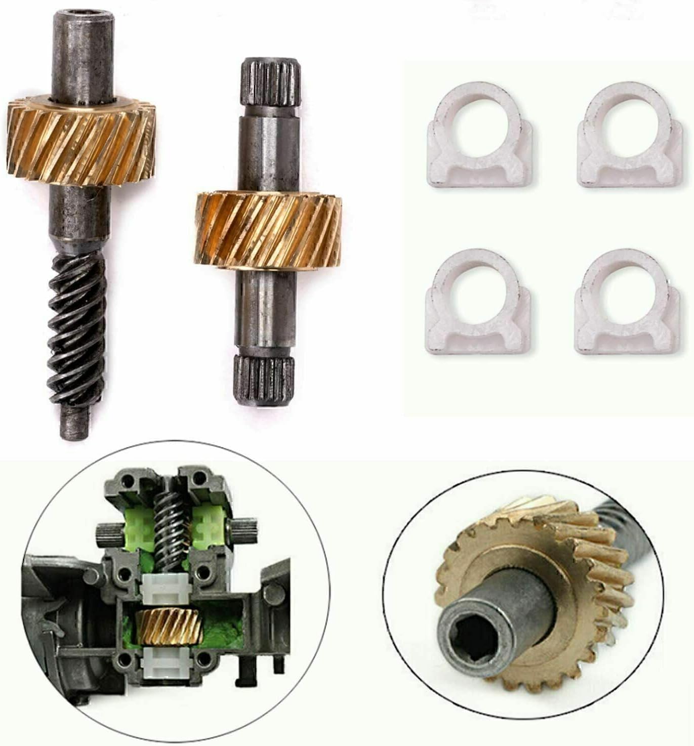 ya 4 8.14 Convertible Top Latch Motor Gear Repair Kit 67618370816 for BMW E36 E46 E64 NEW*