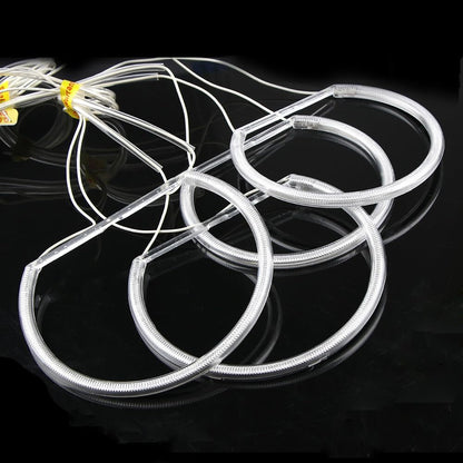 ya 4 8.10 4x 131MM CCFL Halo Ring Cotton Lamp Kit LED Angel Eyes for BMW E36 E38 E46 M3