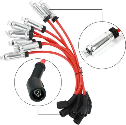 ya 9 10.24 8-pack ignition coils/spark plugs/wires for GM for Chevrolet for Silverado UF414-