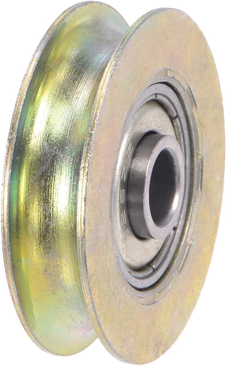 ya 26 10.21 baidi Sliding Door Roller U Groove 6.4mm Shaft Hole 32mm Diameter, ing Steel, 4pcs