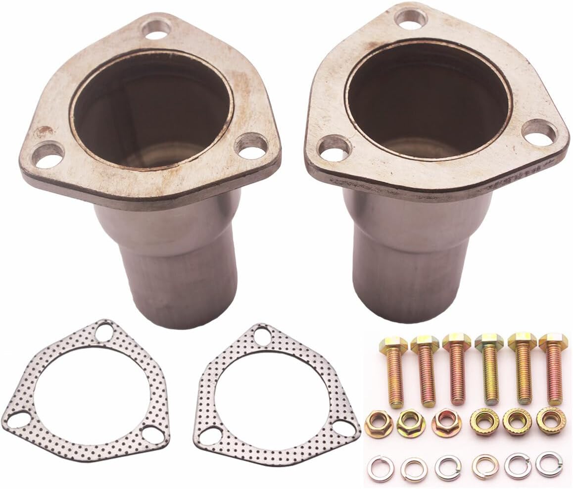ya 4 8.14 304 SS HEADER COLLECTOR KIT 2.5 63mm INLET 2 50mm OUTLET & Gasket