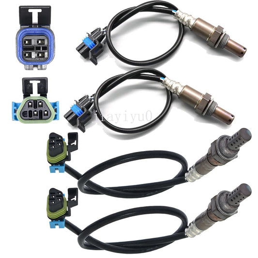 ya 4 8.8 4X Oxygen Sensor for 08-10 Hummer H3 H3T 5.3L, 09-12 for GMC for Canyon 5.3L Upper+Lower