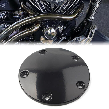 ya 6 8.14 Timer Points Covers for Harley Davidson Twin Cam Softail Dyna 7805-0080 Black