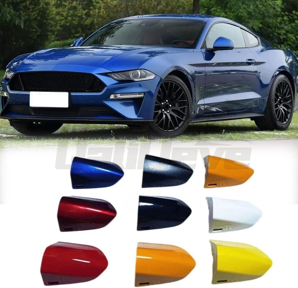 ya 2 8.15 Front Left Driver Side Door Handle Key Bezel Cover for Ford Mustang 2015-22