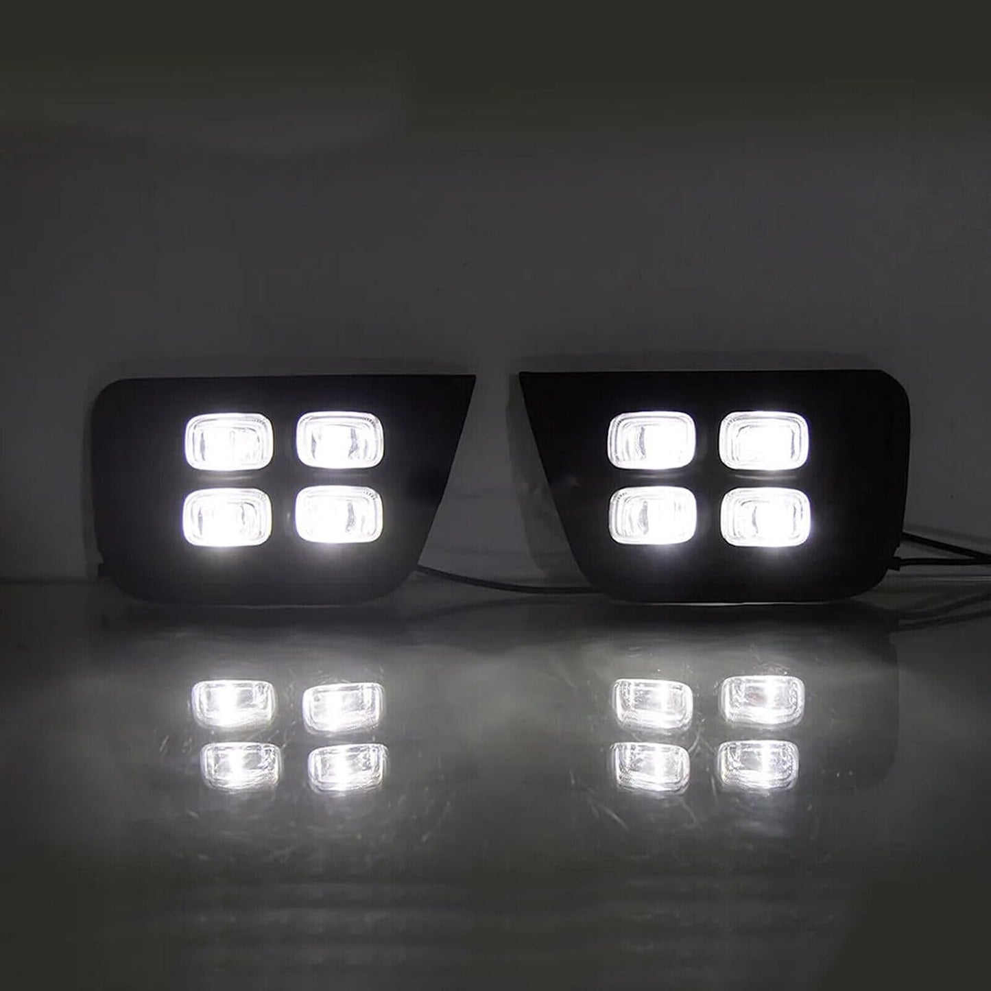 ya 4 8.8 1 pair LED DRL turn signal lights for Toyota 4Runner 2006-09 fog light upgrade kit 