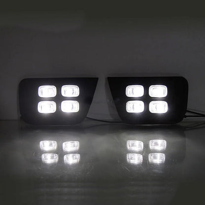 ya 4 8.8 1 pair LED DRL turn signal lights for Toyota 4Runner 2006-09 fog light upgrade kit 