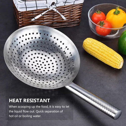 ya 14 9.20 baidi Thickened Frying Hot Pot Spatula Oil- Filter Spoon Food Basket Strainer for-2