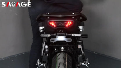ya 4 8.24 baidi LED Tail Light Brake Lamp Turn Signal Flash Indicator for Yamaha FZ10 FZ09 FJ09