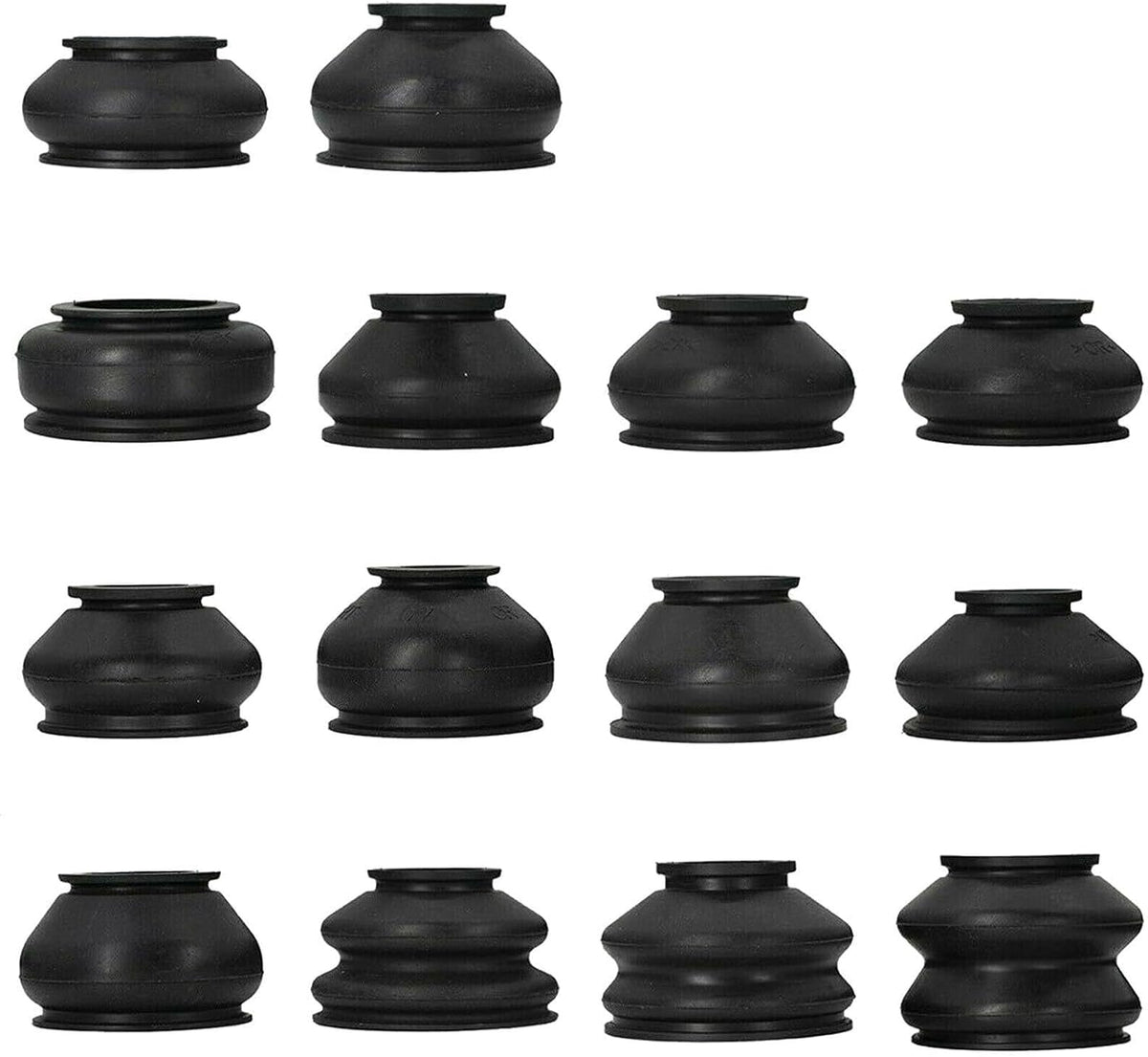 ya 9 10.24 14 Pack Universal Rubber Tie Rod End Ball Joint Dust Boots Dust Cover Boot Gaiters -