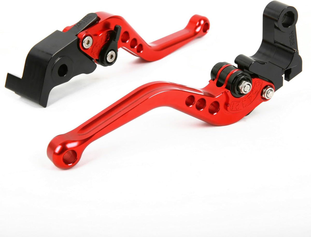 ya 11 9.14 baidifor Suzuki Katana GSX600F GSX750F 1989-2006 Short Clutch Brake Levers Red US CNC