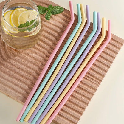 ya 14 9.20 baidi Eco Friendly Silicone Straws Re ble Silicone Drinking Straws Kitchen Suppl-wq-1