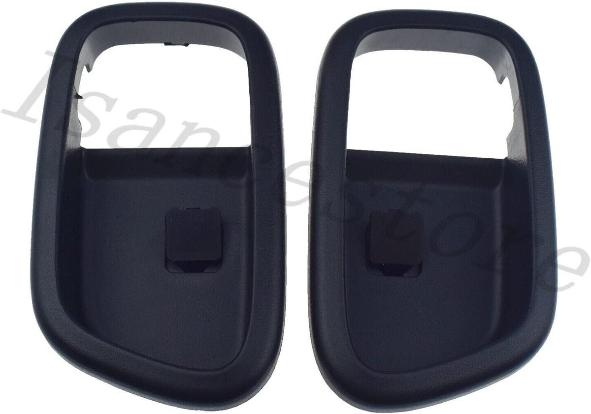 ya 9 10.24 Pair of Left + Right Inside Door Handle Cover Black F for Ram e for 2006-11