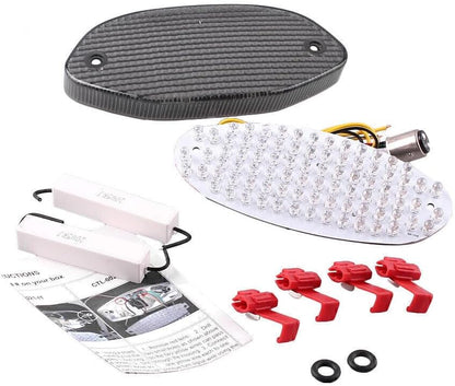ya 5 8.24 baidi Smoke LED Rear Tail Light Brake Turn Signals Fit for BMW F650CS 2001 2002 2003 2004
