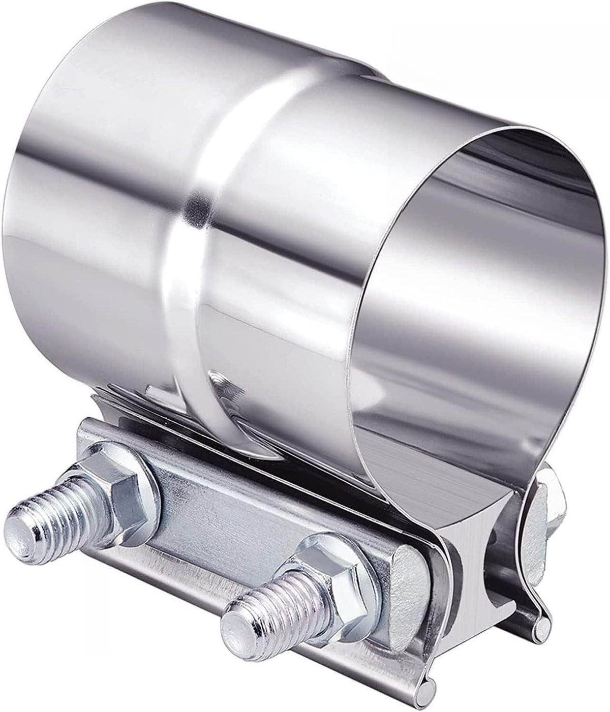 ya 4 8.8.2 2.5 inch exhaust clamp connector with sleeve connector stainless steel pair 