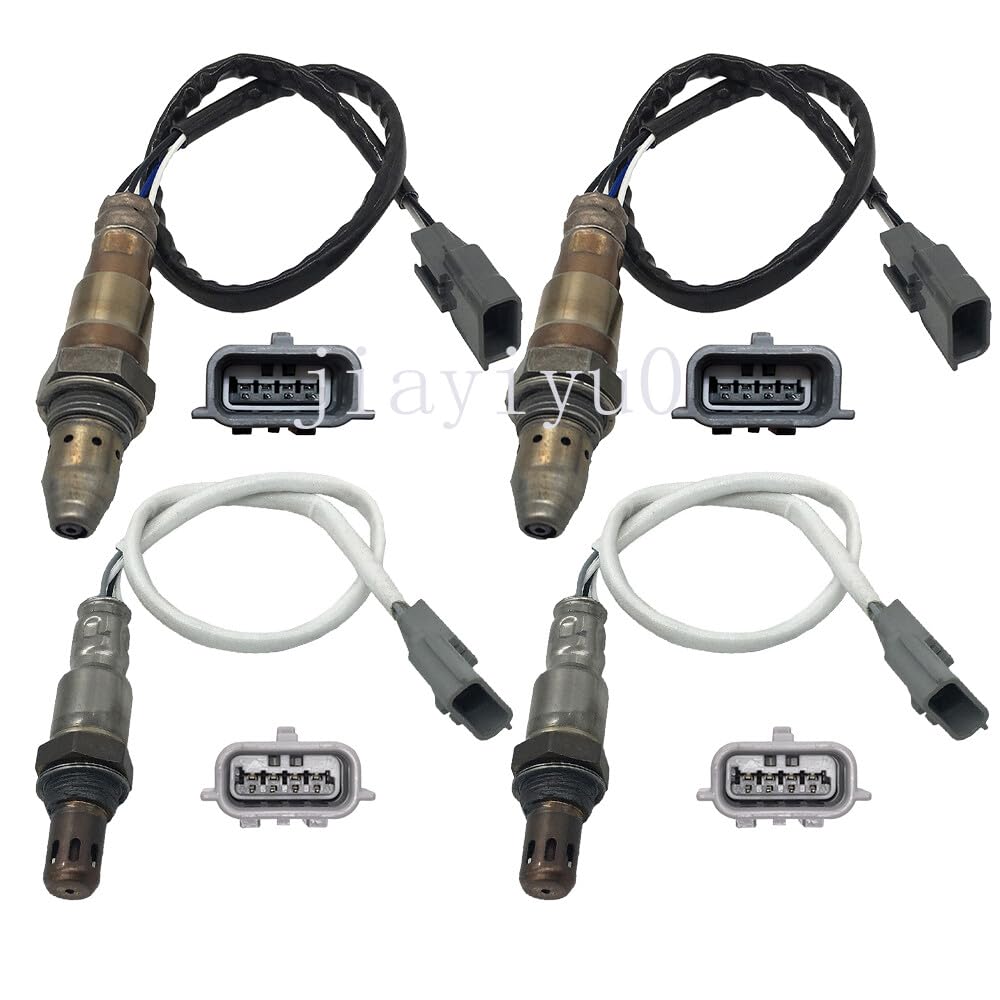 ya 4 8.8 for 2018 for Nissan NV2500 NV3500 5.6L V8 4pcs Upstream + Downstream O2 Sensors 