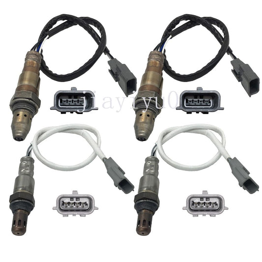 ya 4 8.8 for 2018 for Nissan NV2500 NV3500 5.6L V8 4pcs Upstream + Downstream O2 Sensors 