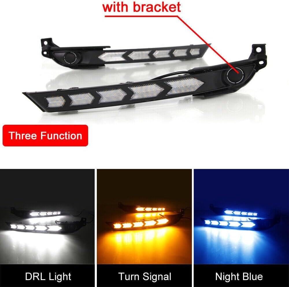 ya 2 8.15 Daytime running light LED DRL fog light replacement bumper for Mazda CX-5 CX-8