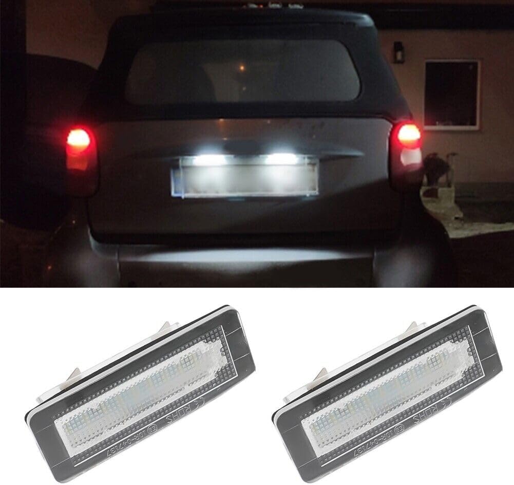 ya 4 8.8 Light License Plate LED License Plate Light Panel White (451 Type) 18 LED