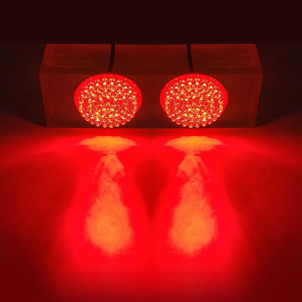 ya 4 8.10 2X Red LED Rear Turn Signal Light Blinker For Harley Softail Touring Sportster