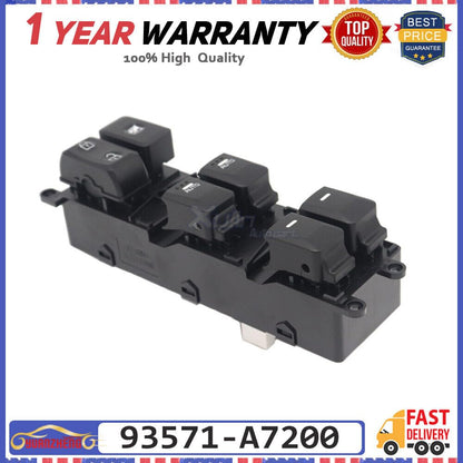 ya 8 8.24 baidi for Kia Forte 2014-2018 Front Left Main Power Window Switch 93571-A7200 