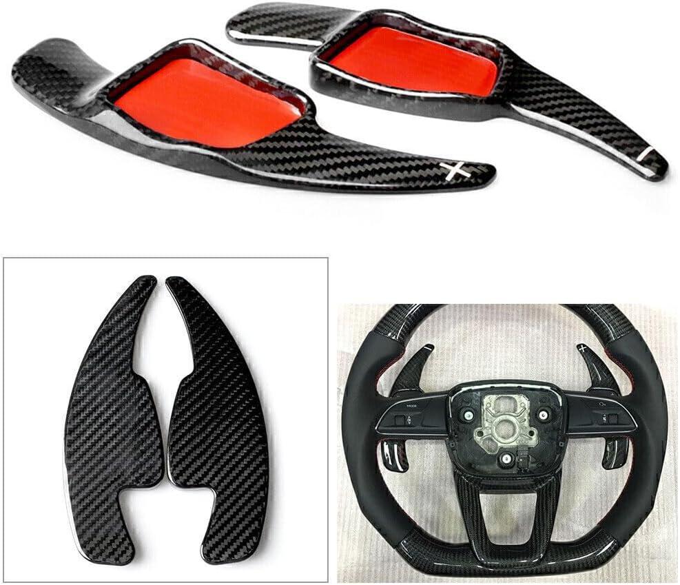 ya 5 8.24 baidi Carbon Fiber Steering Wheel Shift Gear Paddle for Audi A3/4/5 S3/4 Q2/5/7 TT TTS