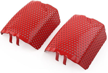ya 6 8.14 for Harley V-Rod & Touring 2006-2019 Red Steel Front Caliper Screen Inserts