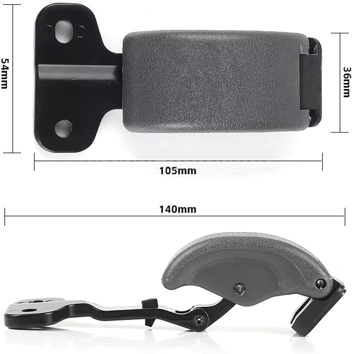 ya 11 9.14 baidifor 2000-2006 for Toyota Tundto Left and Right Window Latch Grey Driver Passenger -