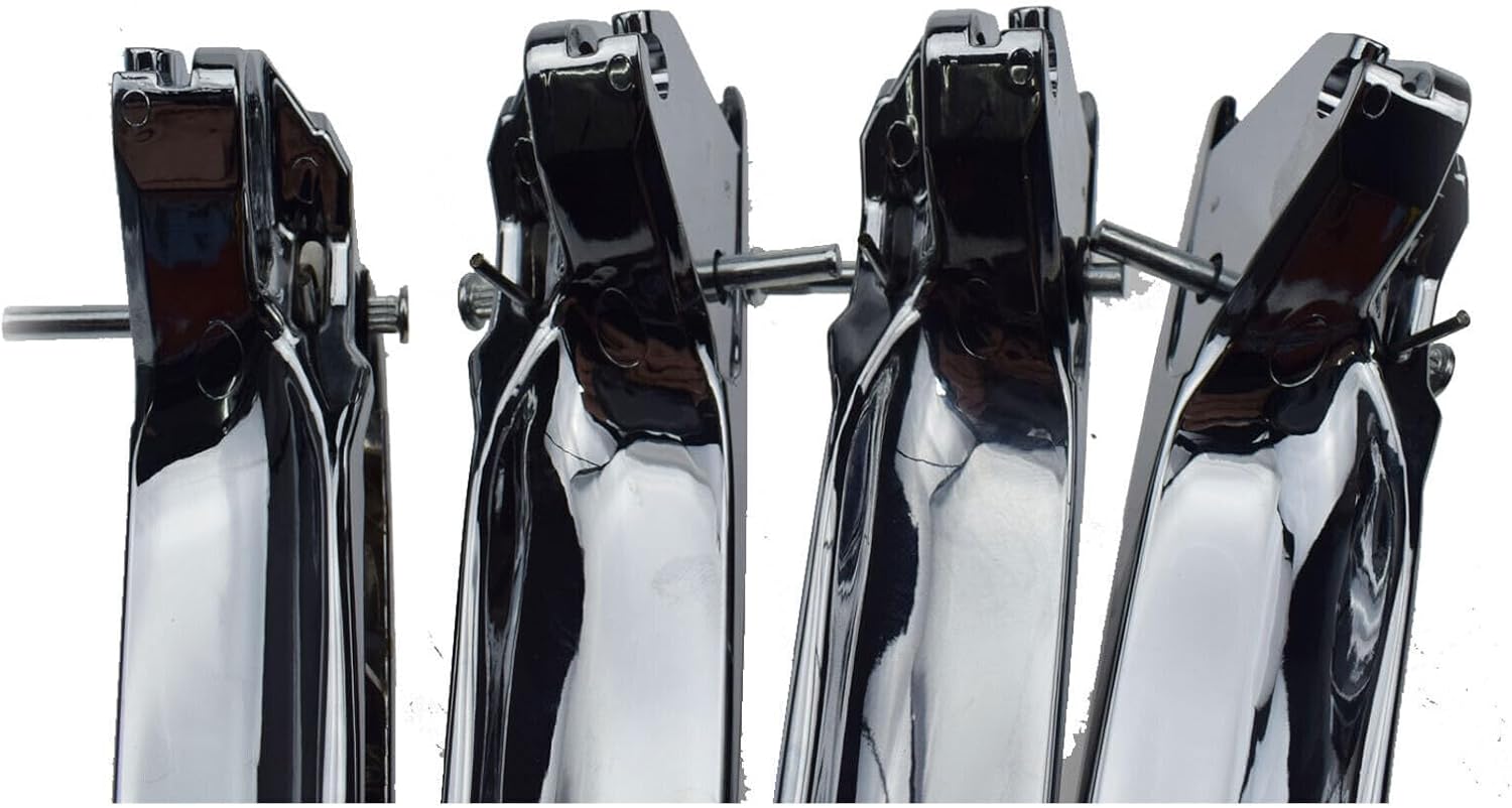 ya 5 8.24 baidi 4pcs Inner Door Handle Left Chrome Front and Rear for Chevrolet for GMC 