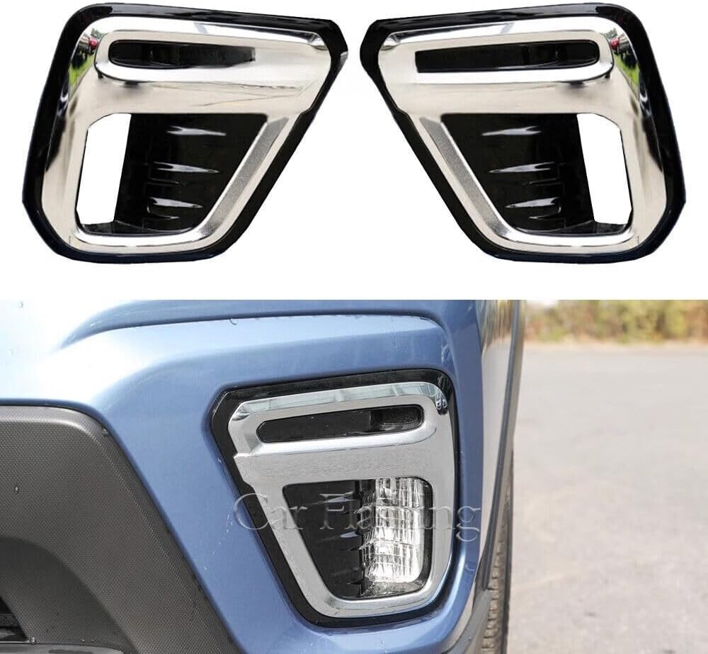ya 4 8.10 Left Front Bumper Fog Light Trim Cover Bezel Fit for Subaru Forester 2019-2021