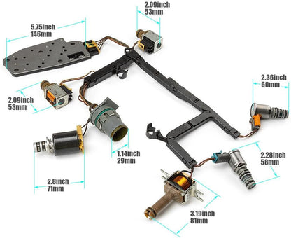 ya 2 8.15 9X 4L60E 4L65E for GMC for Chevy Transmission Master Solenoid & Filter/Gasket Kit